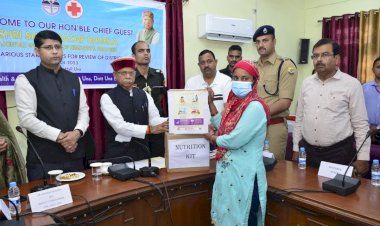 राज्यपाल ने की टीबी उन्मूलन पर बैठक की अध्यक्षता............