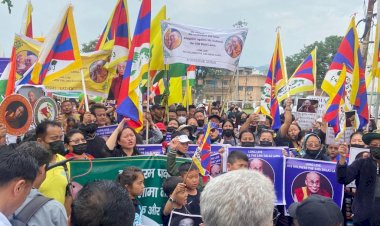 पावंटा साहिब में तिब्बत युवा कांग्रेस द्वारा शांतिपूर्ण प्रदर्शन,दलाईलामा की छवि को किया जा रहा धूमिल....