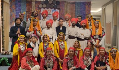 चुनिंदा 74 कलाकारों ने ....जी - 20 सम्मेलन में  विदेशी मेहमानों को खूब झुमाया