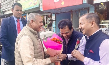 भाजपा राष्ट्रीय उपाध्यक्ष सौदान ने  नगर निगम शिमला के चुनावो का लिया फीडबैक