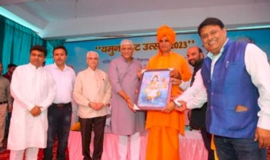 केंद्रीय जल शक्ति मंत्री ने यमुना घाट के नवीनीकरण एवं सौंदर्यकरण की रखी आधारशिला .....