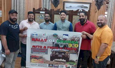 चलो चंबा अभियान  का हिस्सा होगी  रैली ऑफ वैली —- अपूर्व देवगन.....