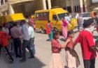 उद्योग में गैस रिसाव से स्कूल के दस बच्चे बेहोश , अस्पताल में उपचाराधीन.....