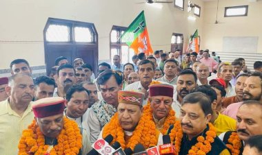 हिमाचल की सभी 68 सीटों पर.......... बहुमत के साथ जीतेंगे लोकसभा की चारों सीटें : डा.  बिंदल .......