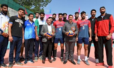 20वीं अखिल भारतीय डॉ यशवंत सिंह परमार मेमोरियल वॉलीबॉल प्रतियोगिता का किया शुभारम्भ......... प्रदेश के हर जिले को एक परटीकुलर स्पोर्ट्स में किया जाएगा विकसित - विक्रमादित्य सिंह.....