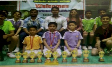 टैलेंट हन्ट चैंपियनशिप में अरिहंत के छात्रों की धूम......