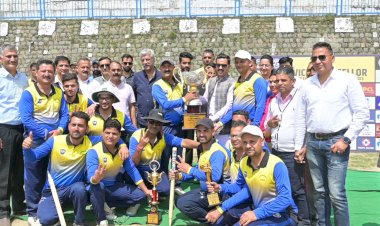 खेल प्रतिभाओं को उचित मंच प्रदान करना सरकार की प्राथमिकता- विक्रमादित्य सिंह 5वीं वाइस चांसलर टी20 क्रिकेट एंप्लॉय टूर्नामेंट के समापन पर मंत्री ने कहा.....l.