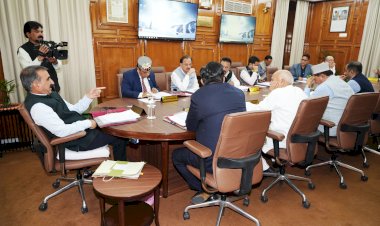 तलवाड़ा रेलवे लाइन के निर्माण के लिए सरकारी भूमि को रेलवे  के नाम हस्तांतरित करने को स्वीकृति प्रदान......... हिमाचल प्रदेश मंत्रिमण्डल के निर्णय.....