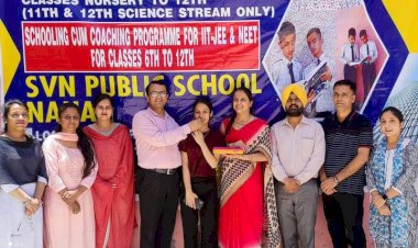 SVN स्कूल नाहन की........ वंशिका ने साइंस स्ट्रीम में प्रदेश भर में झटका 9वां स्थान डॉक्टर बनना है वंशिका के सपना.....