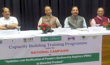 लाइफ मिशन के तहत........ जन जैव विविधता रजिस्टरों के सत्यापन पर...... .एक दिवसीय प्रशिक्षण कार्यशाला आयोजित