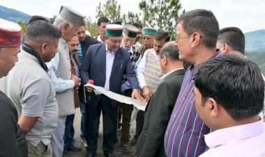 राजस्व, बाग़वानी एवं जन जातीय विकास मंत्री ने शोघी आन्नदपुर के नज़दीक कोट पंचायत के पीड़ी-पाटड़ा में फल एवं सब्जी मण्डी के लिए चयनित स्थल का किया  निरीक्षण........