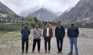 जिस्पा में  आइस हॉकी रिंग के लिए स्थल का ....... उपायुक्त लाहौल स्पीति राहुल कुमार ने किया  निरीक्षण.......