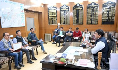 203 करोड़ रुपए की योजनाओं के शेल्फ किए पारित.... उपायुक्त ने की जिला जल एवं स्वच्छता मिशन बैठक की अध्यक्षता.....