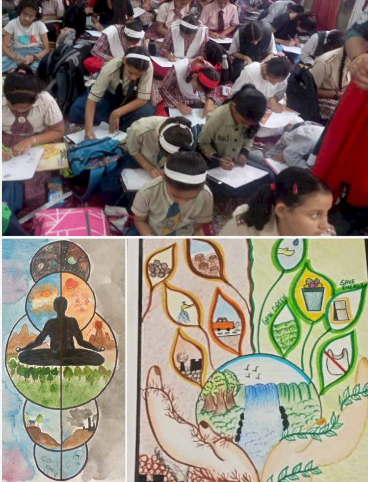 ईश्वराम्या दिवस के उपलक्ष में किया चित्रकला प्रतियोगिता का आयोजन.........  12 स्कूलों के 71 प्रतिभागियों ने भाग लिया.....
