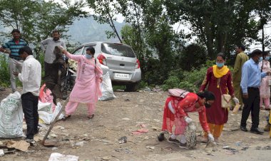 विश्व पर्यावरण दिवस के अवसर पर पंचायतों में स्वच्छता अभियान आयोजित....
