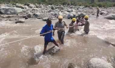 कांगड़ा जिले में मॉक ड्रिल से बाढ़-भूस्खलन से निपटने की तैयारी का आकलन........ मौसम विभाग की चेतावनी मिलते ही हरकत में आ गया पूरा प्रशासन......