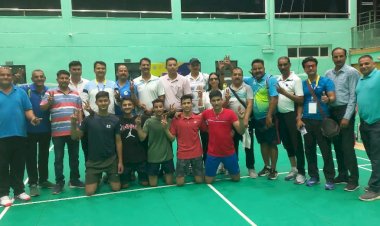 राष्ट्रीय स्तरीय बैडमिंटन प्रतियोगिता में...... हिमाचल  बना  राष्ट्रीय चैंपियन.....