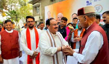 भाजपा अकेली पार्टी जिसने...... देश के साथ कभी कंप्रोमाइज नहीं किया ...... नड्डा नड्डा ने की प्रो प्रेम कुमार धूमल से भेंट....