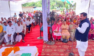 सर नाले के...... तटीकरण से करीब चार दशक पुरानी मांग हुई पूरी........ मुकेश अग्निहोत्री 7.22 करोड़ की लागत से होगा तटीकरण, 158 हैक्टेयर भूमि कटाव रुकेगा.....