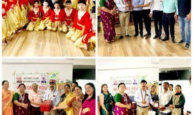 रोटरी क्लब सगिंगिनी द्वारा .......करि यर अकादमी मेंआयोजि त कि या गया कार्यक्रर्य म......