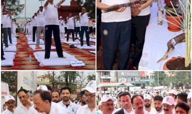योग भारतवर्ष की दुनिया को अमूल्य देन -हर्षवर्धन चौहान...... योग श्रृंखला के तहत 20 दिनों में 4.25 लाख लोग लाभान्वित......