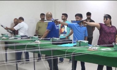 नाहन में जिला स्तरीय राइफल- पिस्टल शूटिंग चैंपियनशिप..... करीब 100 प्रतिभागी ले रहे है हिस्सा।.........