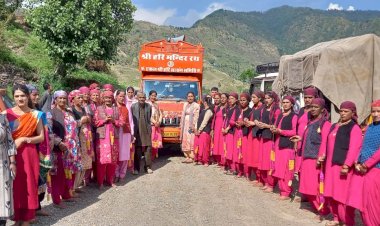 एकल विद्यालयों के माध्यम से...... लोग कर रहे रामदरबार के दर्शन......