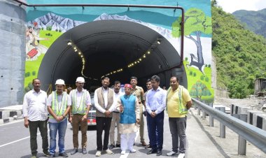 राज्यपाल ने फोरलेन राजमार्ग के टकोली खंड का निरीक्षण किया