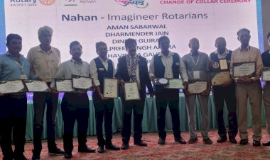 रोटरी क्लब नाहन को  मिले 21 अवार्ड......