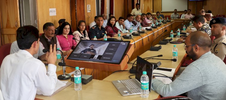 आपदा प्रबंधन प्राधिकरण द्वारा जारी पूर्व चेतावनी परामर्श को आम जन तक पहुंचाने के निर्देश.......