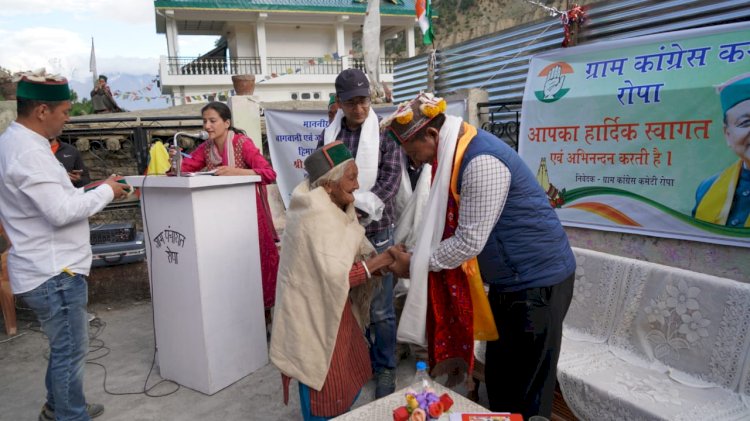 किन्नौर जिला के लोगों की समस्याओं को किया जाएगा चरणबद्ध तरीके से पूर्ण - जगत सिंह नेगी........ जिला के ज्ञाबुंग व रोपा पंचायत का दौरा कर सुनीं जनसमस्याएं......