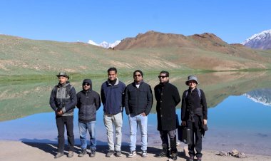 चंद्रताल झील का   वेटलैंड्स इंटरनेशनल साउथ एशिया के तकनीकी विशेषज्ञों की टीम ने किया दौरा