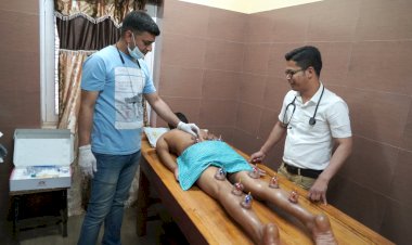 जिला किन्नौर में कपिंग थैरेपी से 109 लोगों का उपचार किया गया