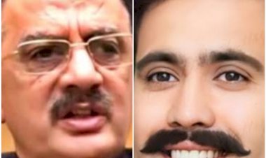 अवैध खनन के मसले पर.....  उद्योग मंत्री हर्षवर्धन चौहान और लोक निर्माण मंत्री विक्रमादित्य सिंह आमने सामने........ विक्रमादित्य ने नुकसान का कारण अवैध खनन बताया तो उद्योग मंत्री बोले विक्रमादित्य का बयान बचकाना...........