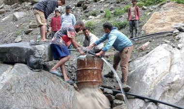 लाहौल व उदयपुर उपमंडल में जल शक्ति विभाग की 60 पेयजल योजनाएं प्रभावित..... 75 के करीब सिंचाई योजनाओं को 15 करोड़  का नुकसान.....