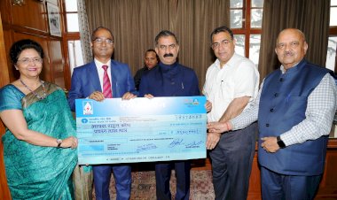 एसजेवीएन ने आपदा राहत कोष में 2.55 करोड़ रुपये का किया अंशदान