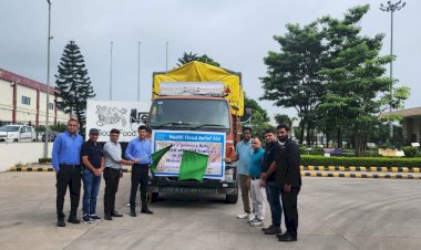 नेस्ले इंडिया ने बाढ़ प्रभावित परिवारों को भेजी राहत सामग्री ...... एडीसी ने नेस्ले इंडिया टाहलीवाल से राहत सामग्री वाहन को हरी झंडी दिखाकर किया रवाना........
