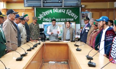 किन्नौर  में मनाया गया कारगिल विजय दिवस