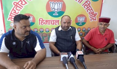 विधायक सोलंकी ले रहे भाजपा सरकार में हुए कार्यों का श्रेय:BJP..... नाहन में भाजपा मंडल अध्यक्ष ने विधायक सोलंकी पर साधा निशाना...