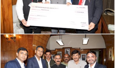 एनएचपीसी  व  लिमिटेड हिंदुस्तान यूनिलीवर लिमिटेड  ने  ...... मुख्यमंत्री राहत कोष के लिए तीन करोड़ रुपये का अंशदान