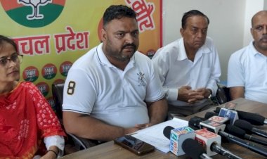 BJP ने विधायक व प्रशासन पर लगाए अनदेखी के आरोप...... बोले आपदा की बीच गम्भीर नही प्रशासन....