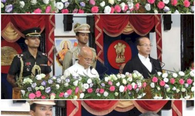 न्यायमूर्ति रंजन शर्मा, न्यायमूर्ति बिपिन चंद्र नेगी और न्यायमूर्ति राकेश कैंथला ने.... हिमाचल प्रदेश उच्च न्यायालय के न्यायाधीशों के रूप में शपथ ग्रहण की......