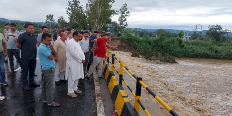 भारी वर्षा के कारण जल शक्ति विभाग की 4680 योजनाएं क्षतिग्रस्त..... प्रदेश को हुआ 323.30 करोड का नुकसान- उपमुख्यमंत्री मुकेश अग्निहोत्री
