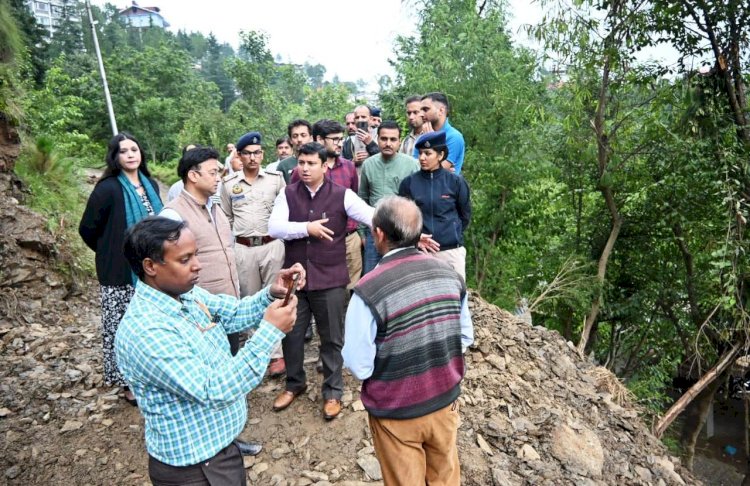 केन्द्रीय दल ने शिमला में भारी वर्षा से हुए नुकसान का किया आकलन