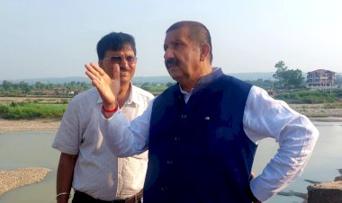 उप मुख्यमंत्री मुकेश अग्निहोत्री ने घालुवाल और बडसाला पुल का किया निरीक्षण....