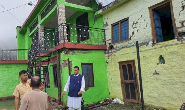 बिंदल ने डीसी को लिखा पत्र........भू वैज्ञानिको को भेजकर भूमि के धंसने के कारणों का अध्ययन होना चाहिए.....