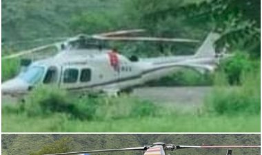 सीएम के हेलिकॉप्टर की इमरजेंसी लैंडिंग, सीएम सहित अन्य सुरक्षित....
