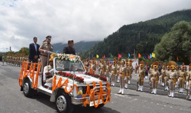 मनाली के सासे हेलीपेड में हर्षोल्लास से मनाया स्वतन्त्रता दिवस।...... मुख्य संसदीय सचिव सुंदर सिंह ठाकुर ने  की अध्यक्षता ......