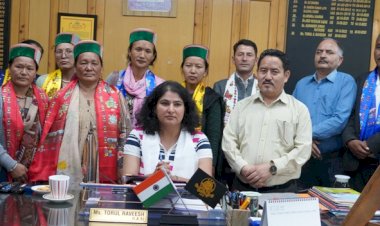 वाईब्रेंट विलेज कार्यक्रम की 14 पंचायतों के जन-प्रतिनिधियों ने........ उपायुक्त किन्नौर से की भेंट..........