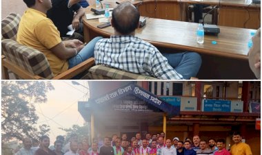 अनुज ठाकुर.....अराजपत्रित कर्मचारी संघ सिटी यूनिट नाहन के प्रधान निर्वाचित हुए......